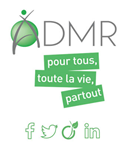 le logo de l'admr suivi du texte : pour tous, toute la vie, partout