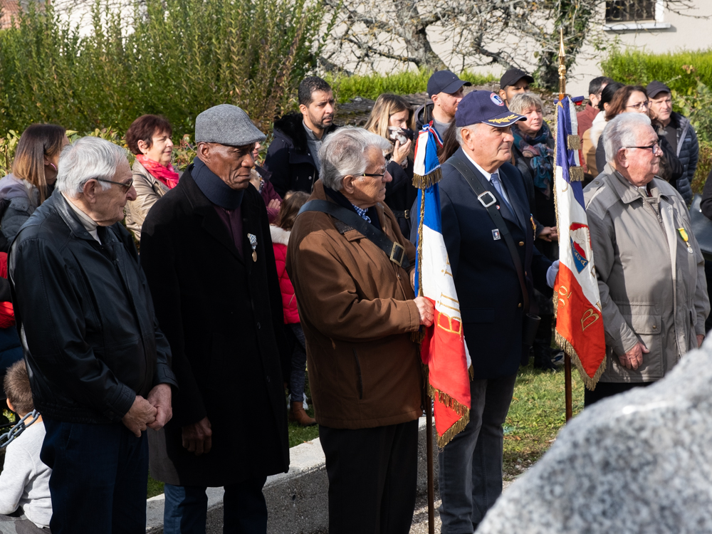 photo des anciens combattants à la cérémonie du 11 novembre