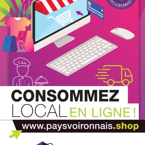 affiche du site pays voironnais.shop