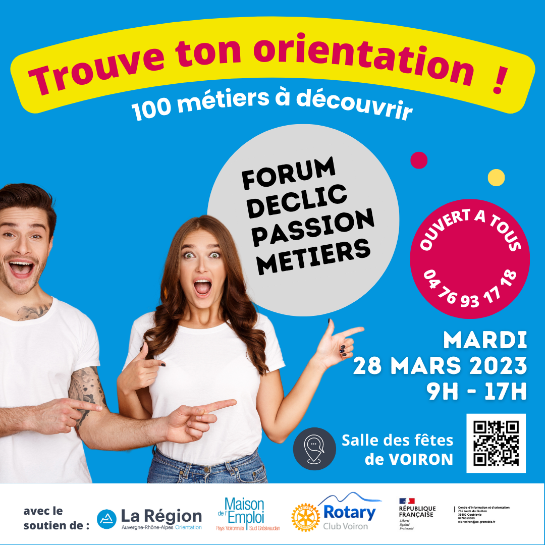 28 Mars 2023 à Voiron Forum DÉclic